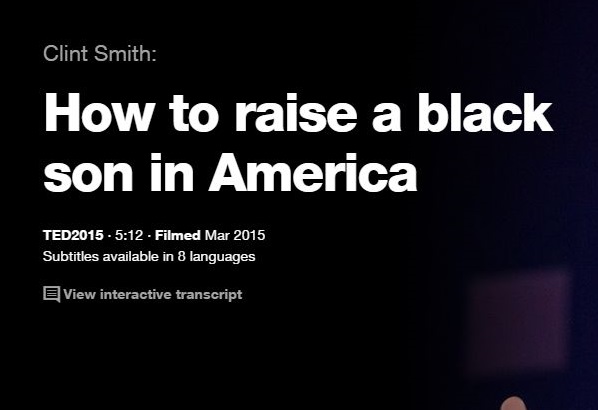 Tedの英語プレゼンでリスニング アメリカでの黒人の息子の育て方